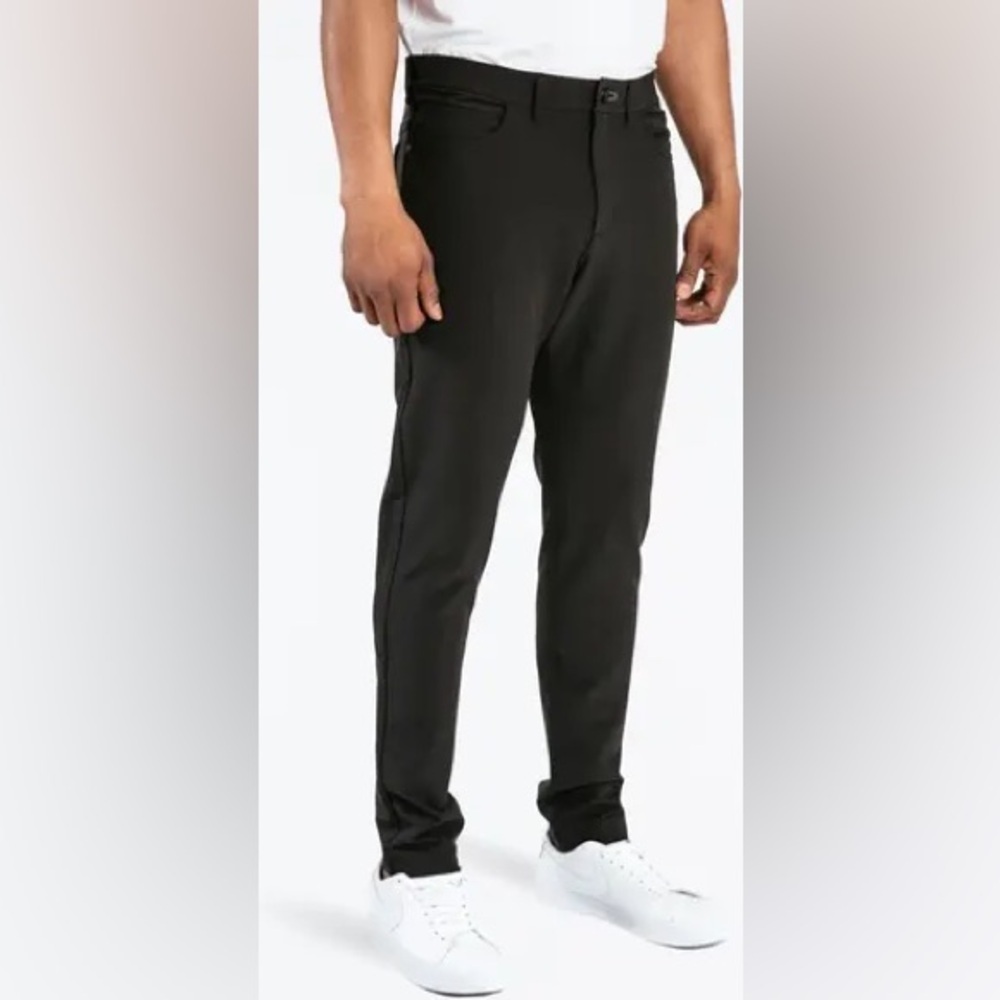 New nwt Mens Public Rec Workday Pants 2.0 in black 38 x 34 golf slacks